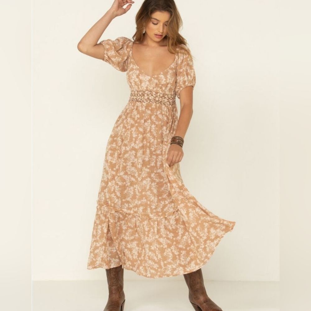 Free People Ellie Floral Print Dress
